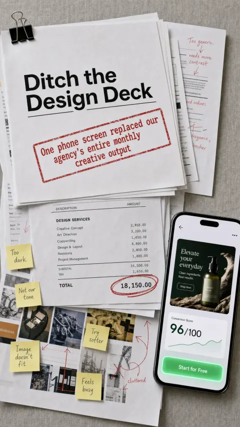 Ad creative generated by Nask AI