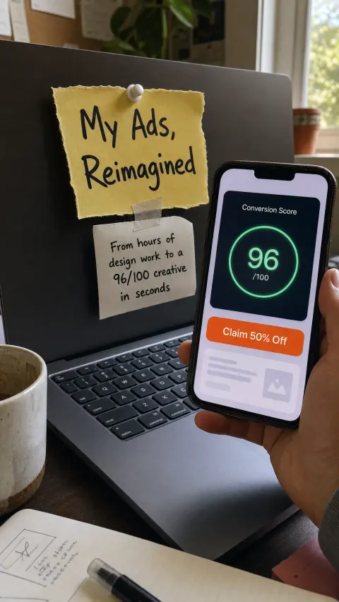 Ad creative generated by Nask AI